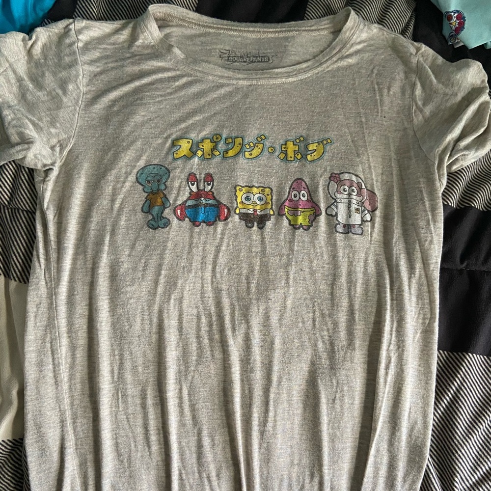 Japanese spoungbob shirt